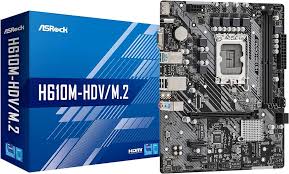 ASROCK MB H610, H610M-HDV/M.2 R.0, LGA 1700 DDR4